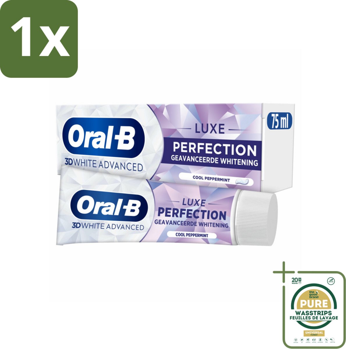 1 x Oral B - Tandpasta - 3D White Advanced - Luxe Perfection - 75ml- Koffiezetapparaat