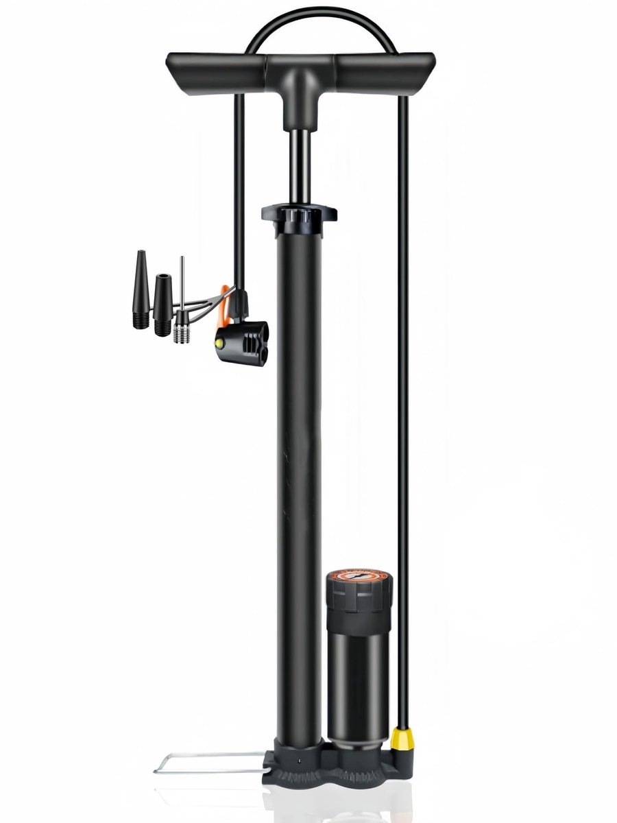 Elzusha - Fiets Pomp Met Manometer voor Alle Ventielen