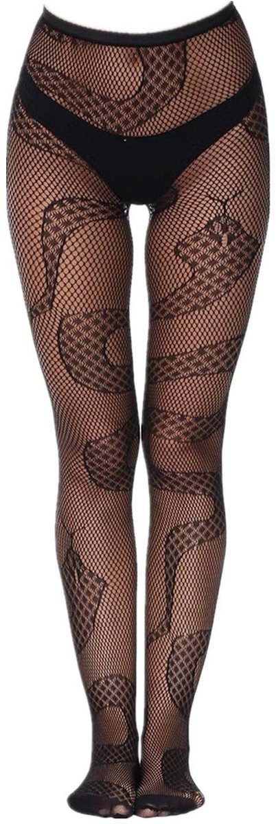 Elzusha - Sexy Hoge Taille Visnet Panty voor Vrouwen