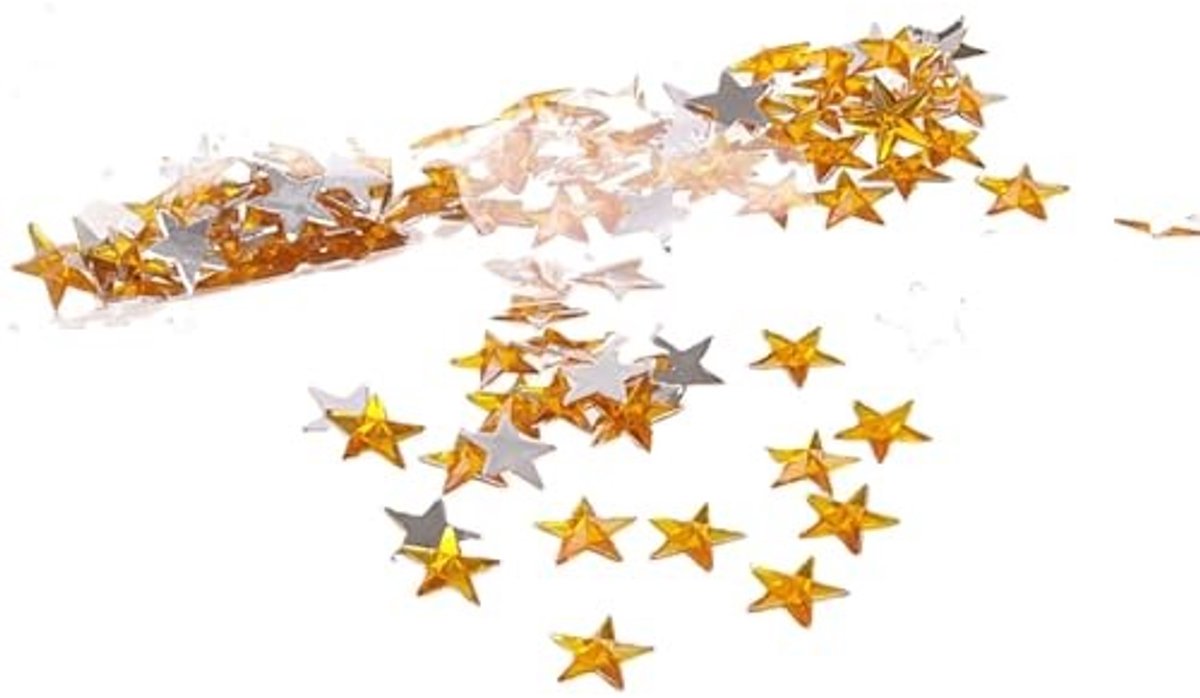 Elzusha - Tafelloper 25m Rol met 100 Decoratieve Sterren in Goud Gratis (30cm Breed, Donkergrijs)