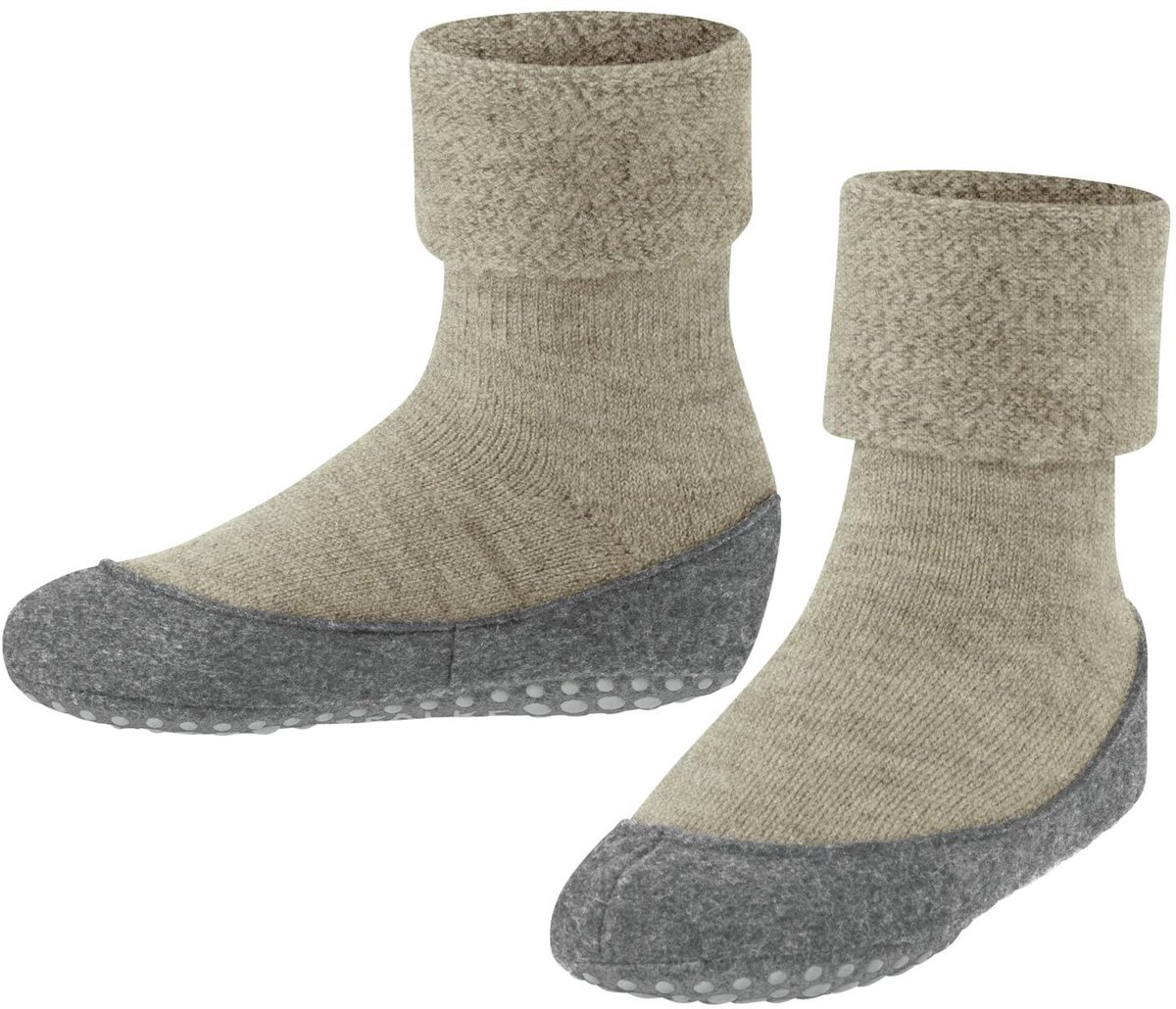 Elzusha - Huissokken met antislipnoppen - Beige