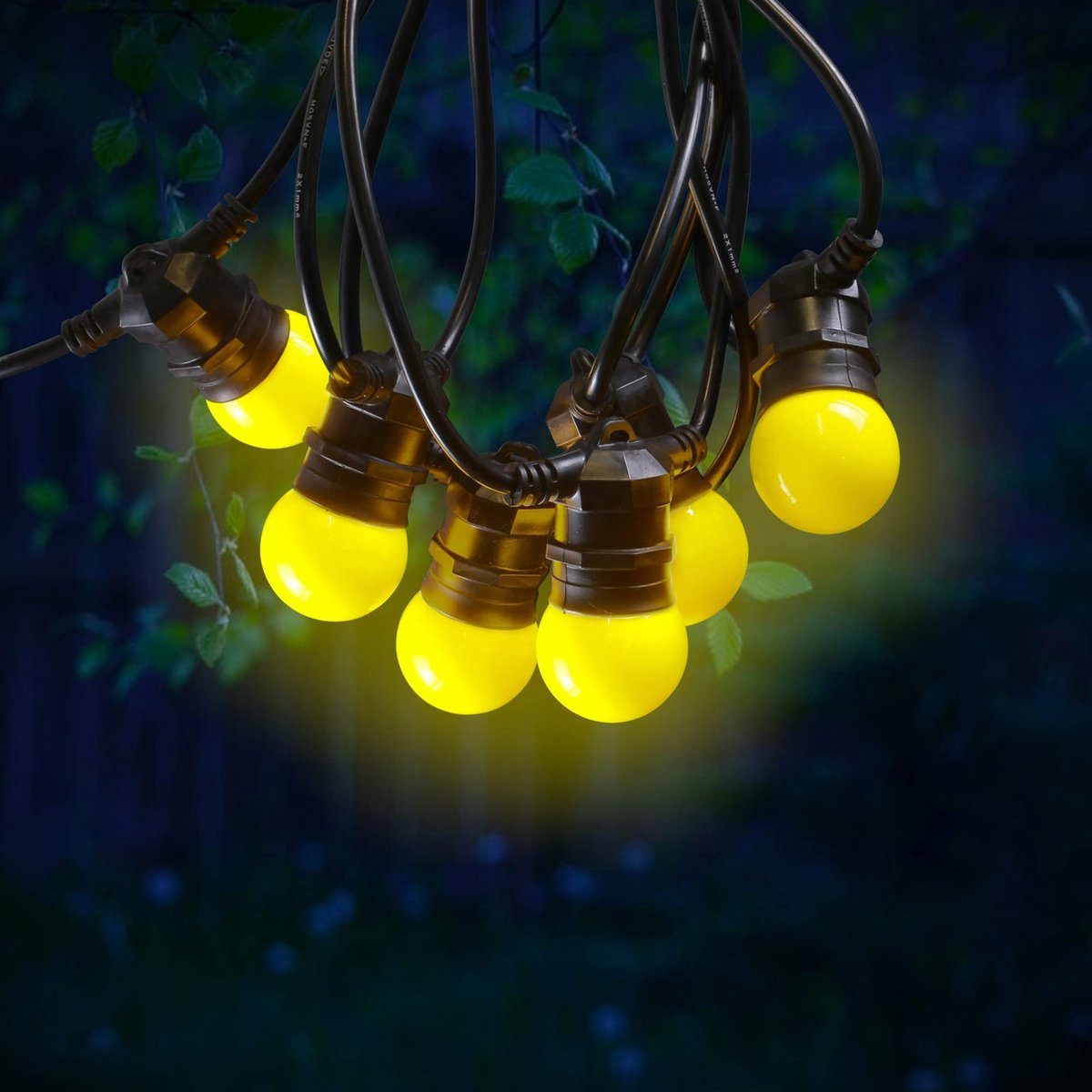 Elzusha - 10 m Gele LED Lichtketting voor Buiten