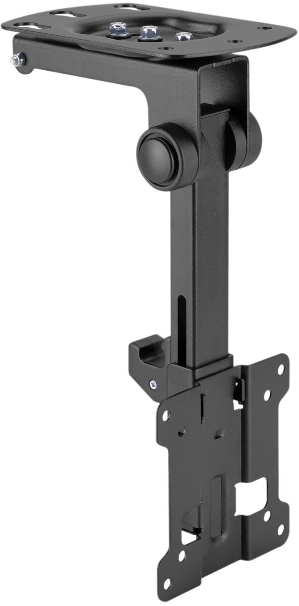 Elzusha- Plafondbeugel voor TV - Inklapbaar - Verstelbaar in hoogte - Draaibaar - Kantelbaar - Geschikt voor 13-27 inch - Tv-montagebeugel