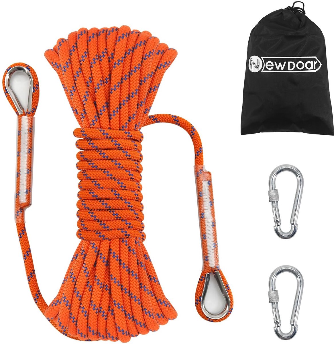 Elzusha - NewDoar 21KN Statisch Klimtouw met Karabiners
