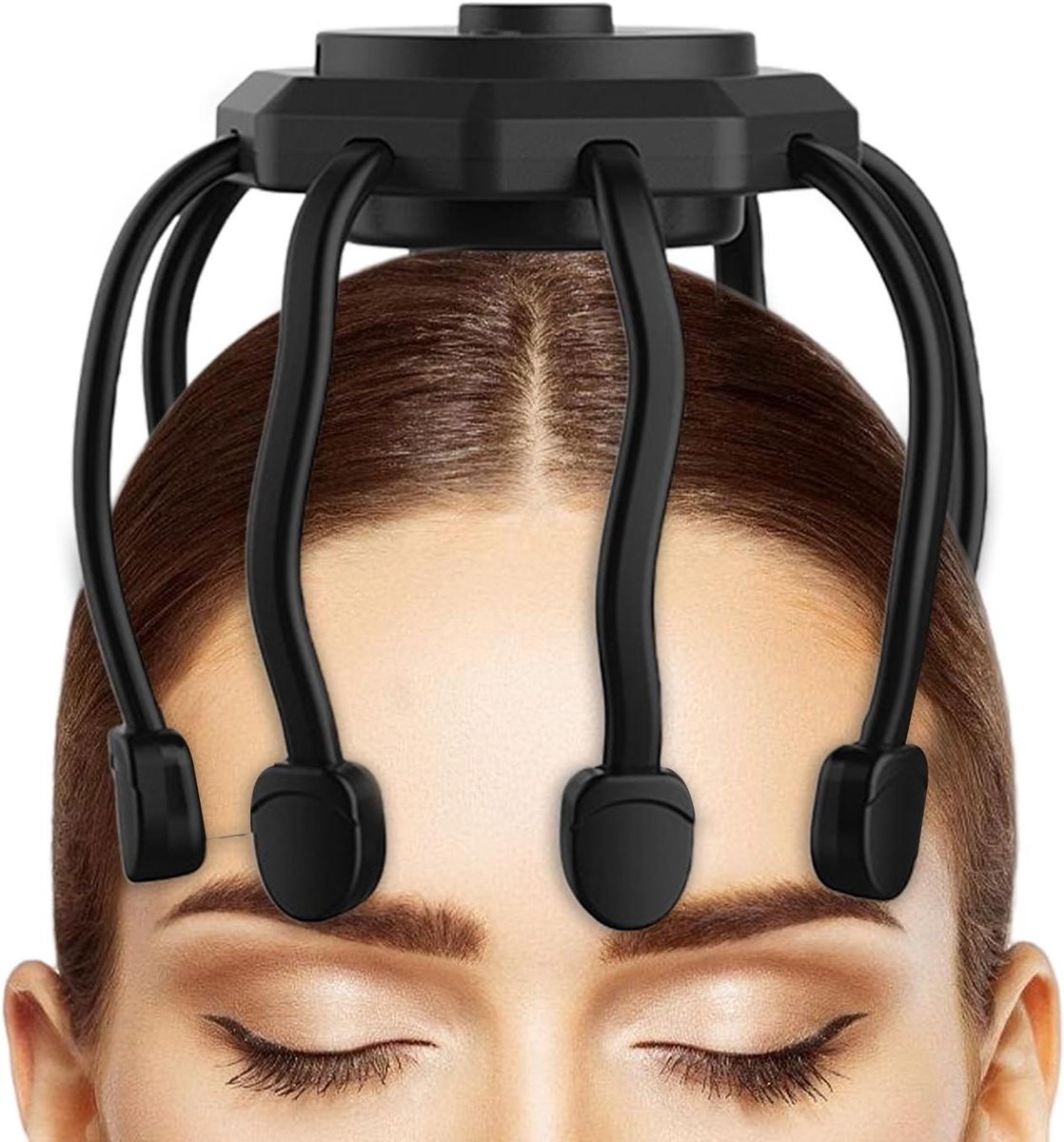 Hoofd Massage Apparaat - Elektrische Massager - Ontspanning Bevorderen - 3 Instelbare Standen - 16 x 16 x 16 cm