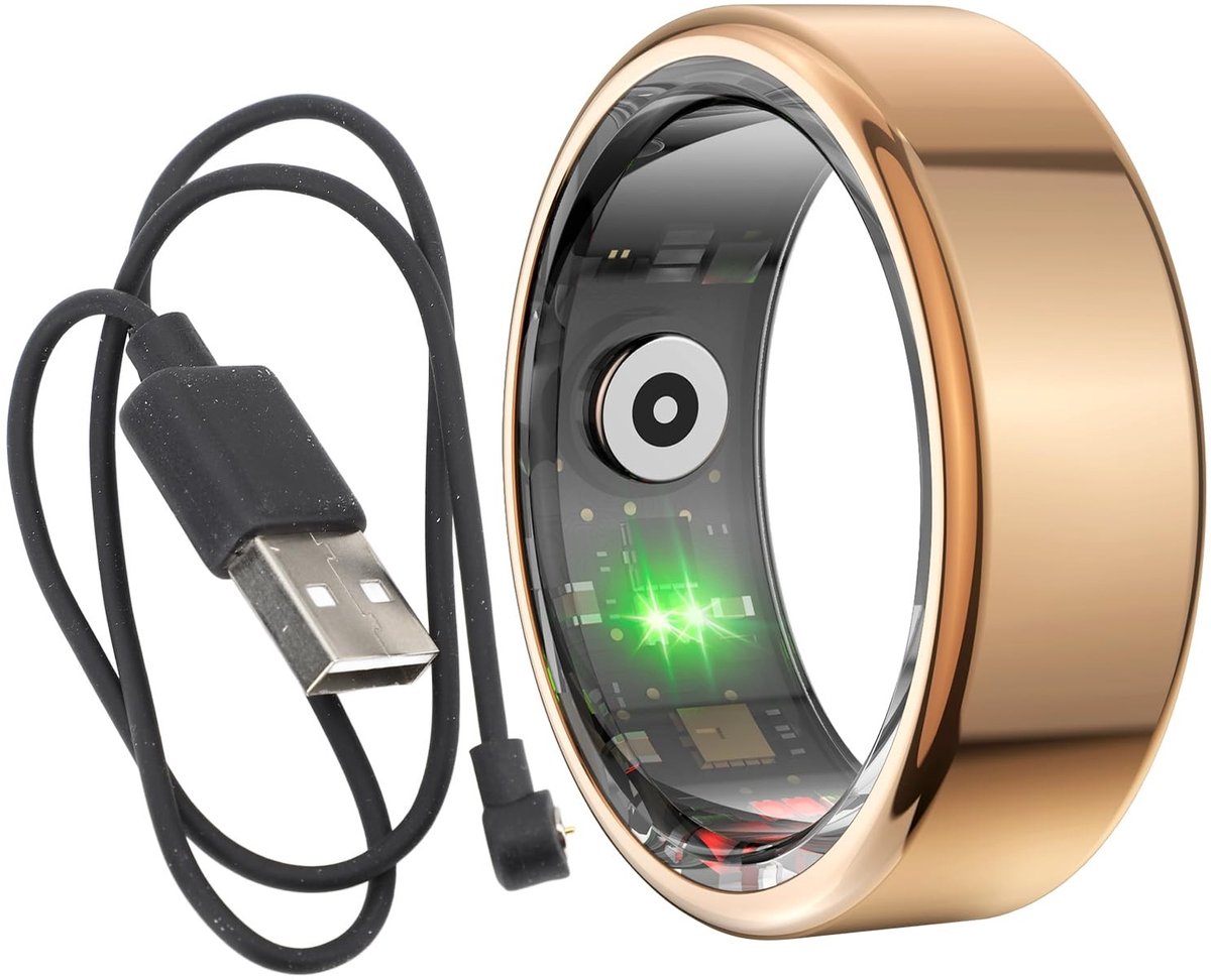 Elzusha - Slimme Ring voor Fitness en Slaapmonitoring