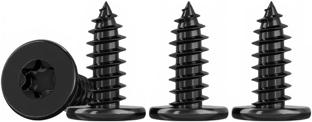 Elzusha - Roestvrijstalen Houtschroeven M5 x 10mm, 50 Stuks