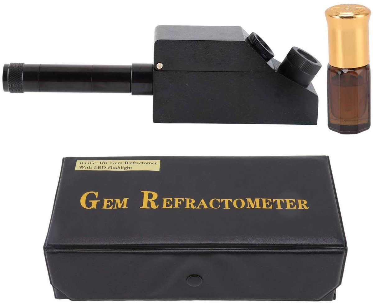 Elzusha - Professionele Edelsteen Refractometer met 1.30-1.81 Meetbereik