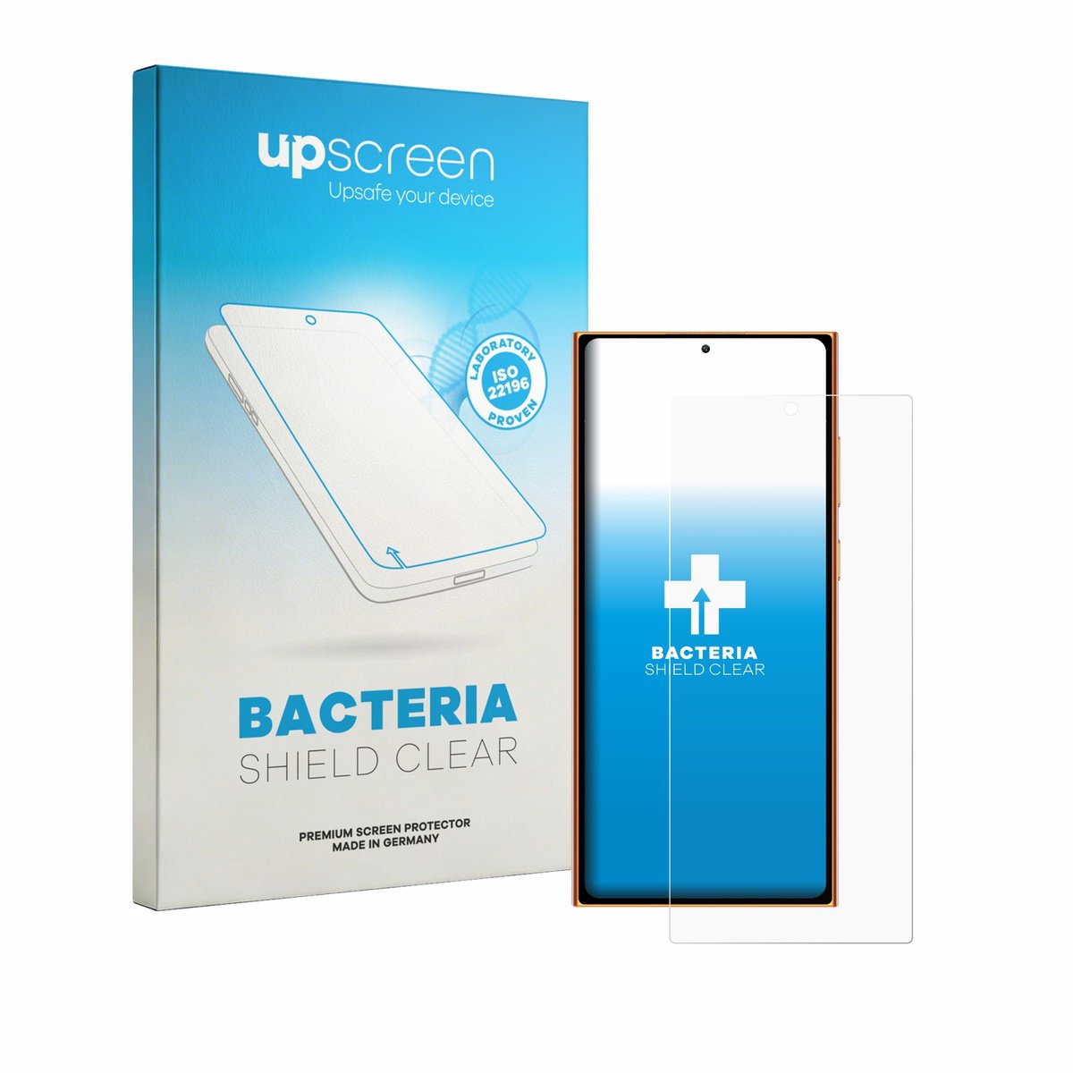 upscreen - Screenprotector voor Oukitel C72 - Folie Beschermfolie transparant antibacterieel
