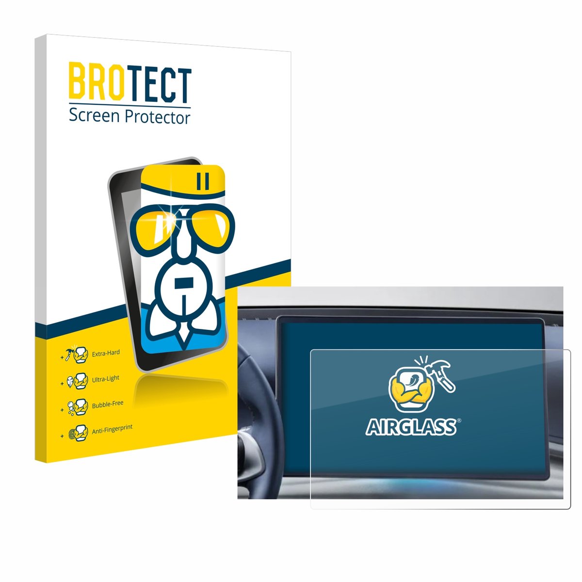 Screenprotector voor BYD Atto 3 Design 16" (2022) Beschermglas transparant