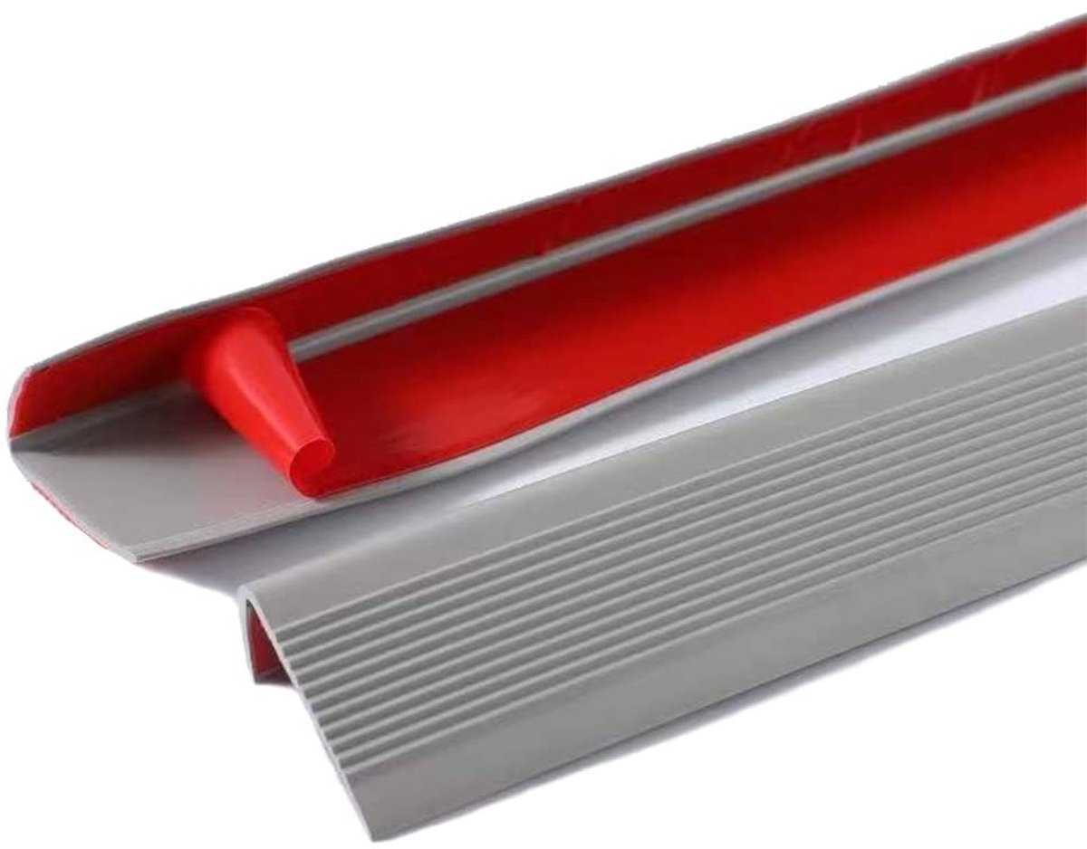 Elzusha - Antislip Traprandbeschermer van PVC 1 m met Zelfklevende Randstrip