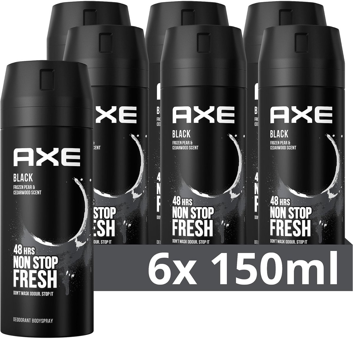 Solidchoice - Deodorant Body Spray met Odor Protect Technologie 6 x 150 ml