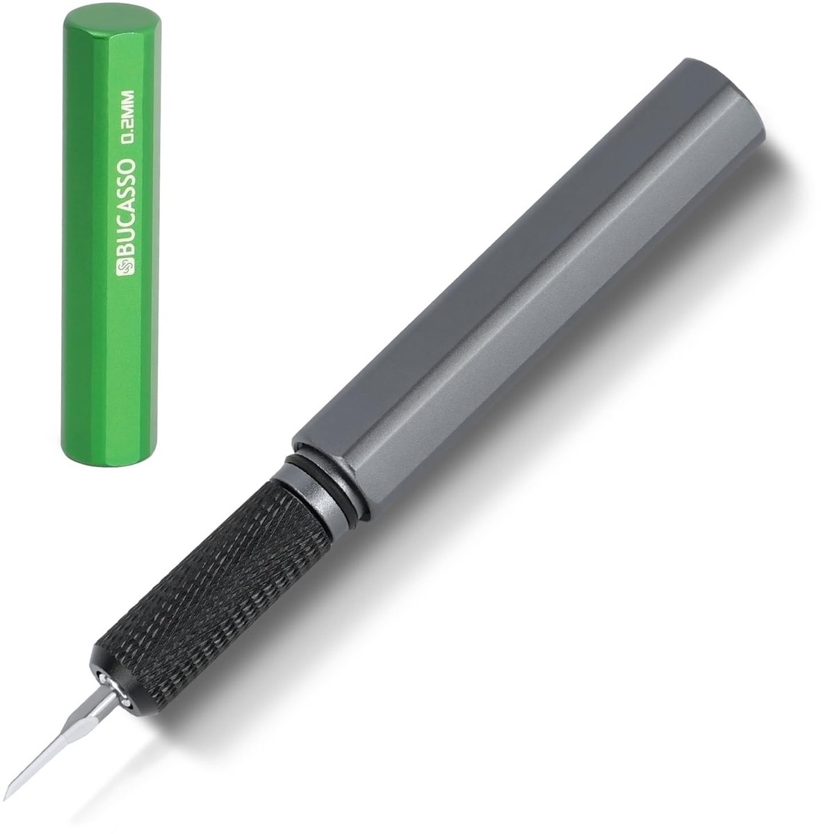 Solidchoice - Model Scratch Pen met Tungsten Stalen Bladen voor Modelbouw (0.2)