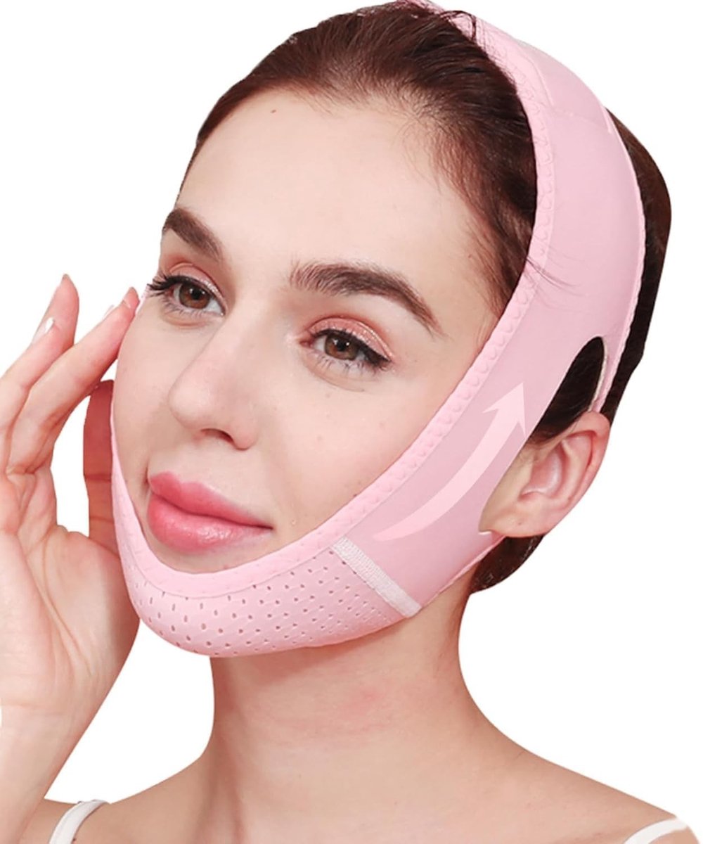 Solidchoice - Herbruikbaar V-Line Gezichtsmasker voor Dubbele Kin Reductie