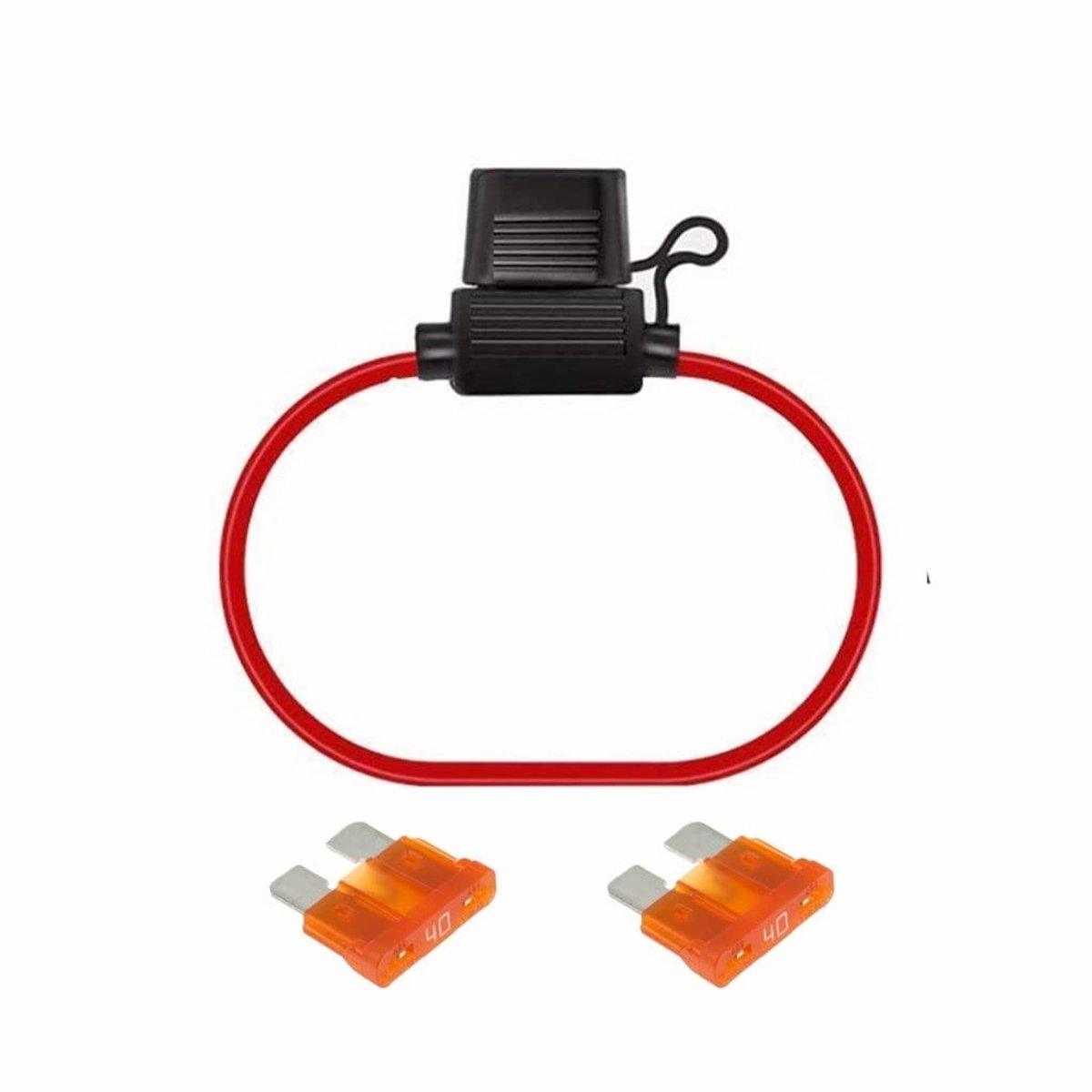 Solidchoice - Waterdichte Fusehouder met 2 x 40 Amp Fuses