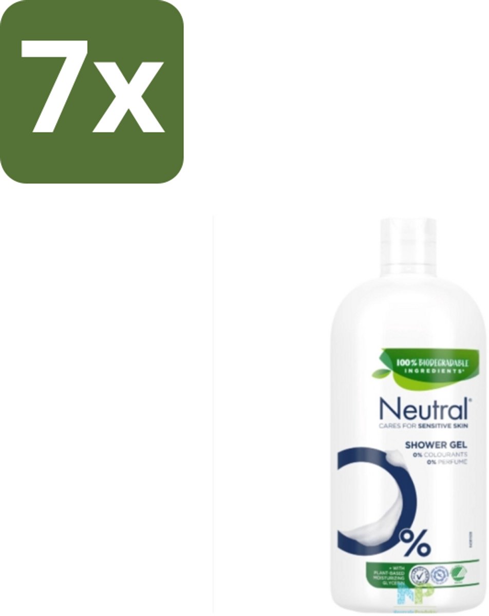 Neutral – Douchegel – Sensitive Skin – 900 ml - Bulkverpakking - 7 stuks