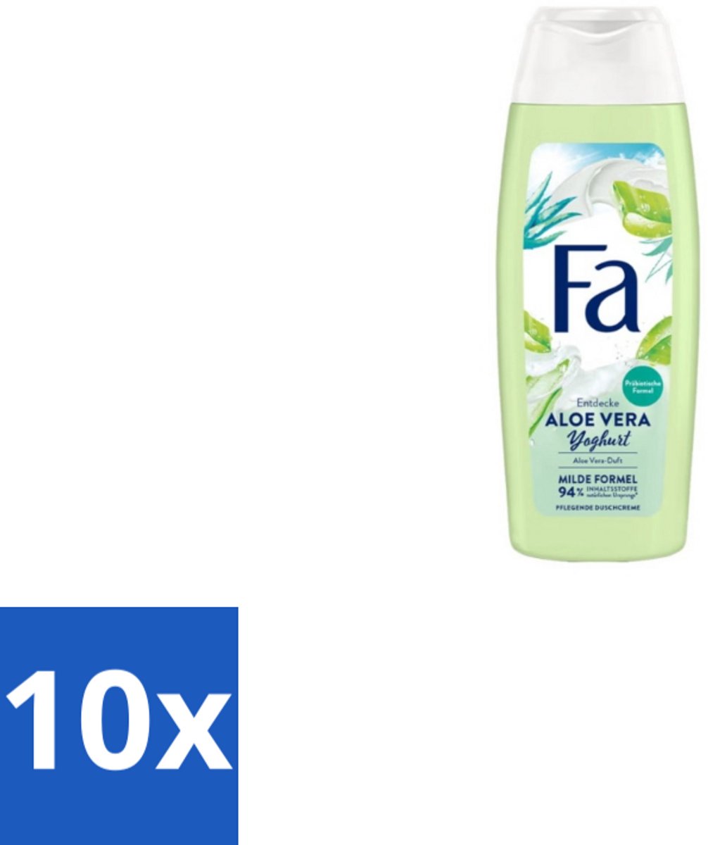 Fa – Douchegel – Yoghurt Aloe Vera – 250 ml - Bulkverpakking - 10 stuks
