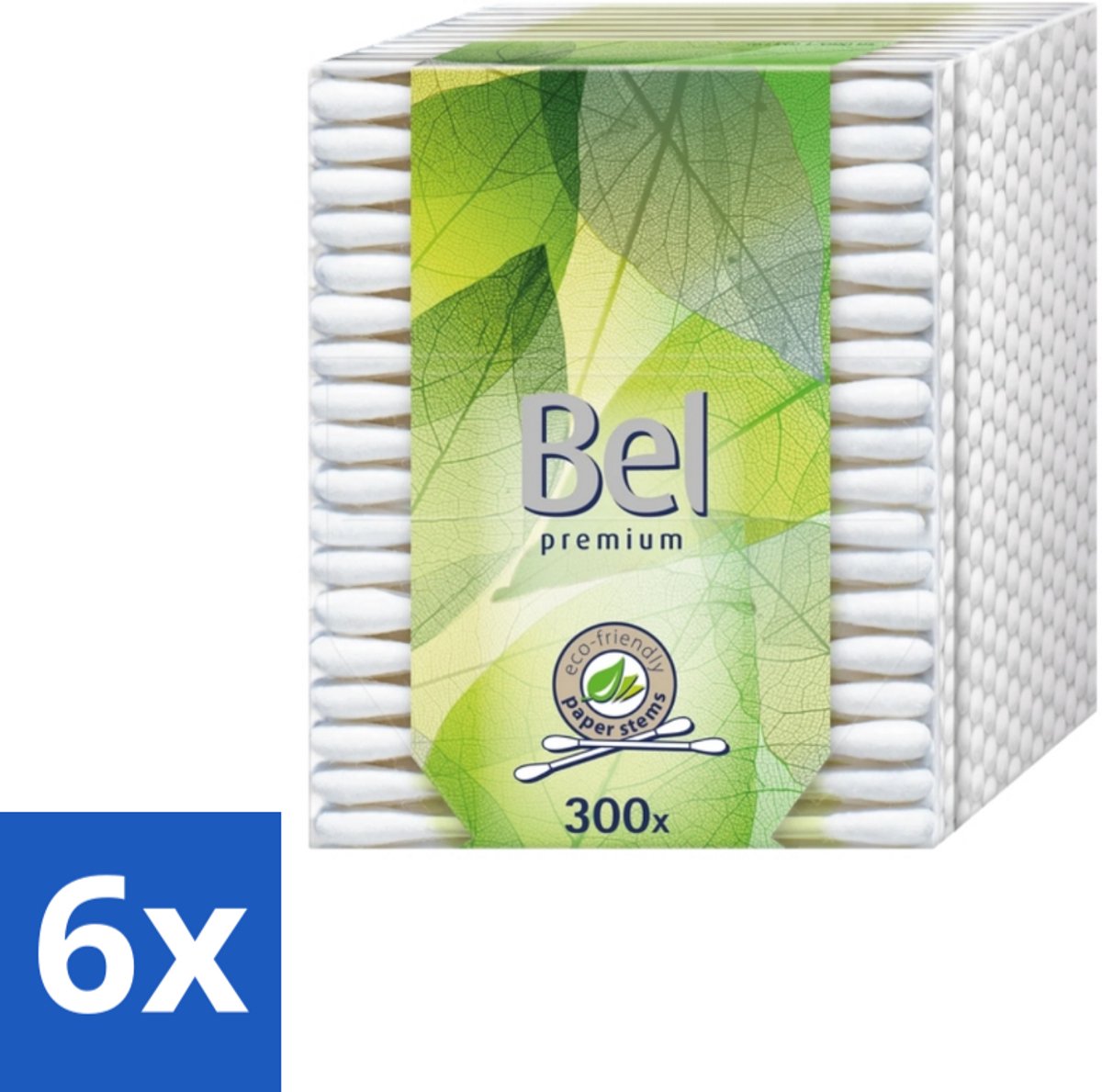 6 x Cotton Buds – Wattenstaafjes – Premium – Katoen - Katoenstaafjes - Wattenstaafjes - Hygiëne - EHBO - Babyverzorging