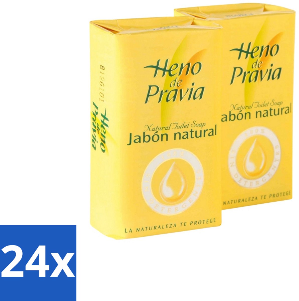 24 x Heno – Zeep – Traditioneel – 115 g - Zeep - Zeep Tablet - Heno De Pravia - Zeep Geur - Natuurlijke Zeep