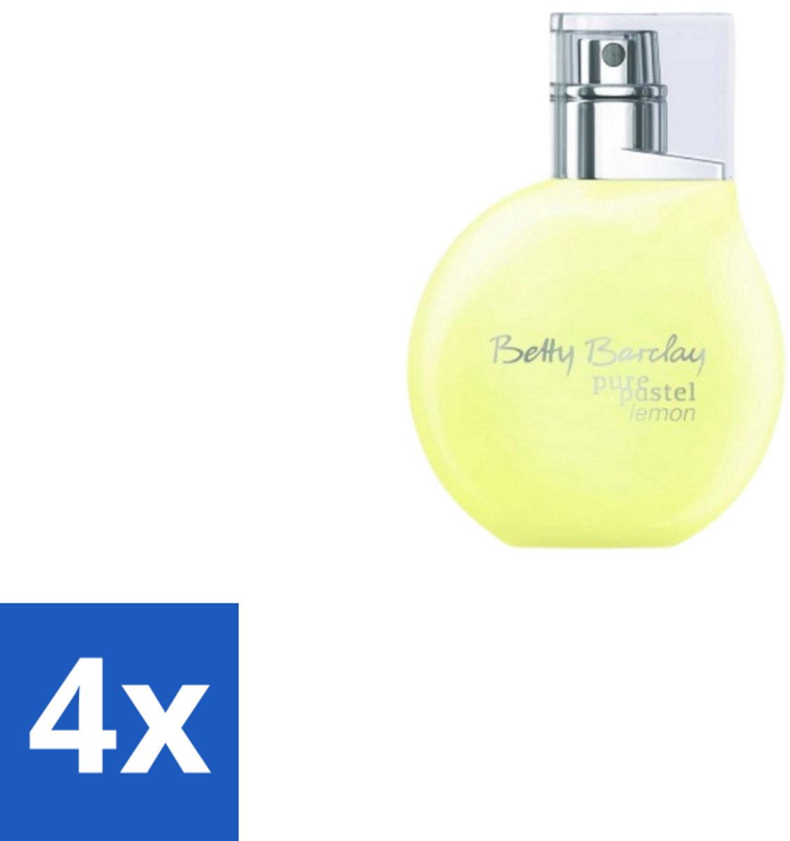 4 x Betty Barclay – Eau de Toilette – Pure Pastel Lemon – 20 ml - Eau De Toilette - Citroen - Appel - Mandarijn - Viooltje