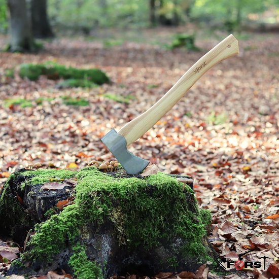 Bijl - Bosbijl Kloofbijl - Hout Bewerken - Geoptimaliseerde Geometrie - 50 cm 115 kg - Hickory Hout — afbeelding 5