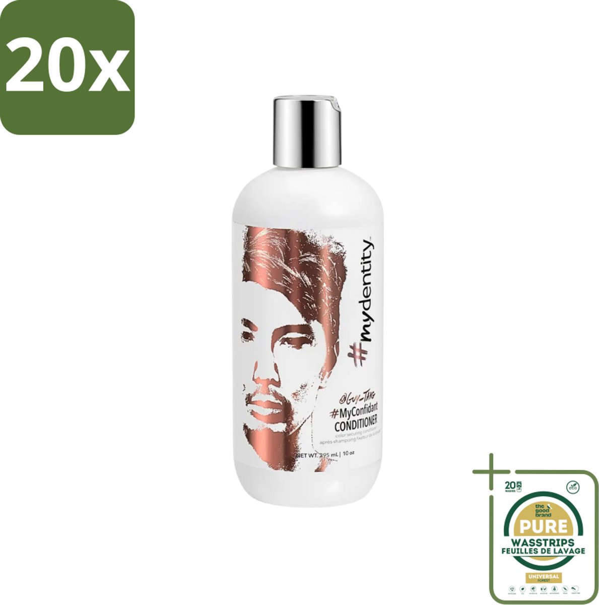20 x My Dentity - Color Secure Conditioner - Voor Ieder Haartype - 295 ml - Grootverpakking - Kleurvervanging - Haarkleur - Haarkleur Bescherming - Haarkleur Verzorging - Haarkleur Stabilisatie
