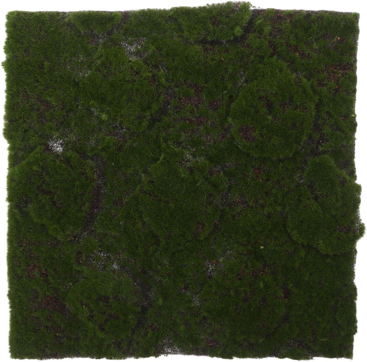 Kunstmatig mos - Grasmat decoratie - Creatief knutselen - Realistische textuur - 30x30 cm - Groen
