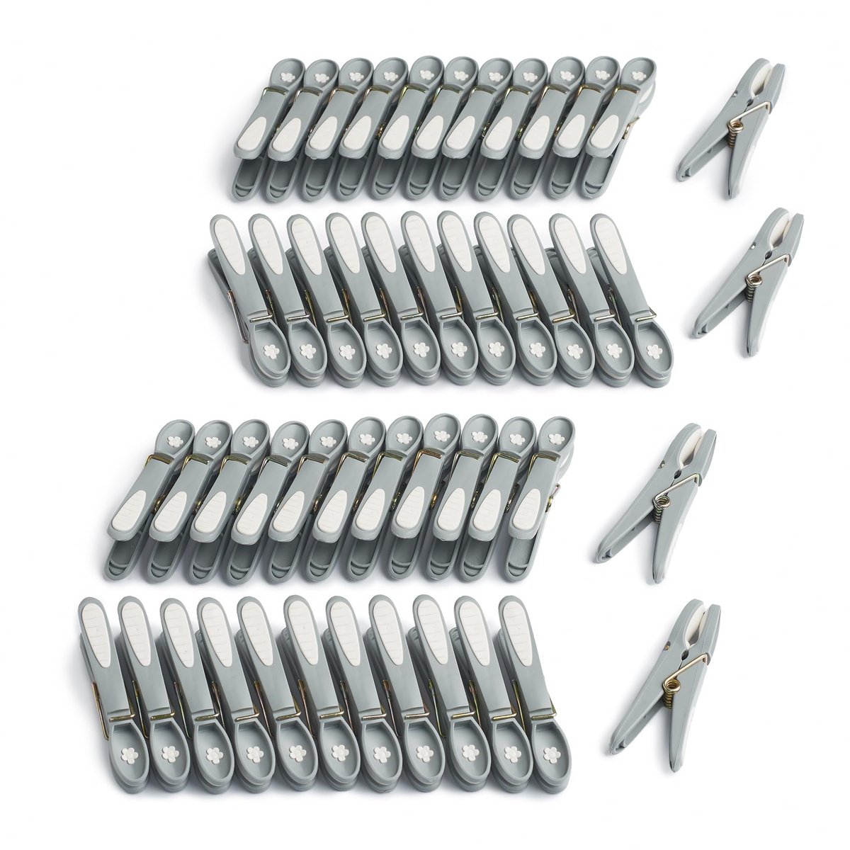 culiclean Wasknijpers Bloem, Extra Sterk, 48 Stuks, ultiem grijs-wit - ShopVlot