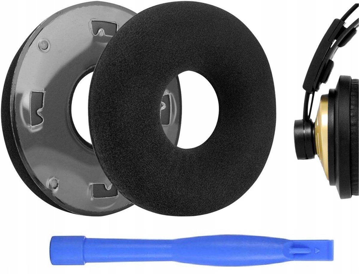 Vervangende Oorkussens voor AKG K121 K141 K142 - Zwart Velours