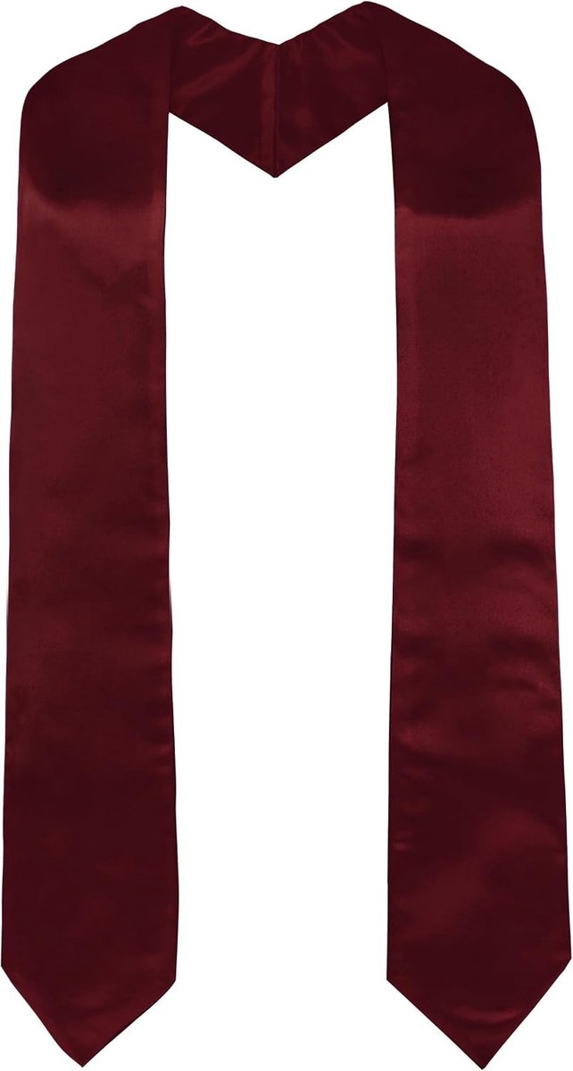 Academische College Priester Chor in 16 Kleuren voor Volwassenen en Unisex, Maroon Kleur