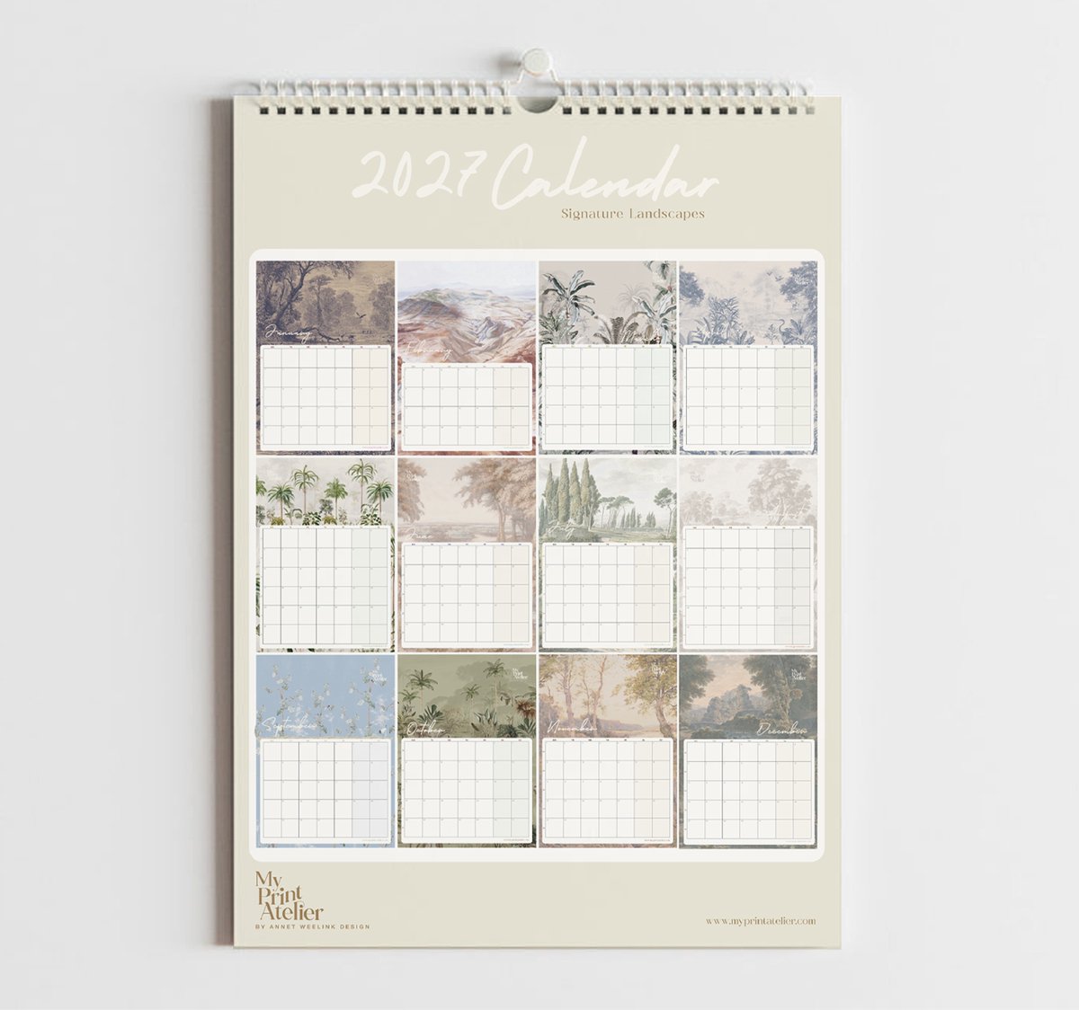 2027 Wandkalender Signature Landscapes - A3