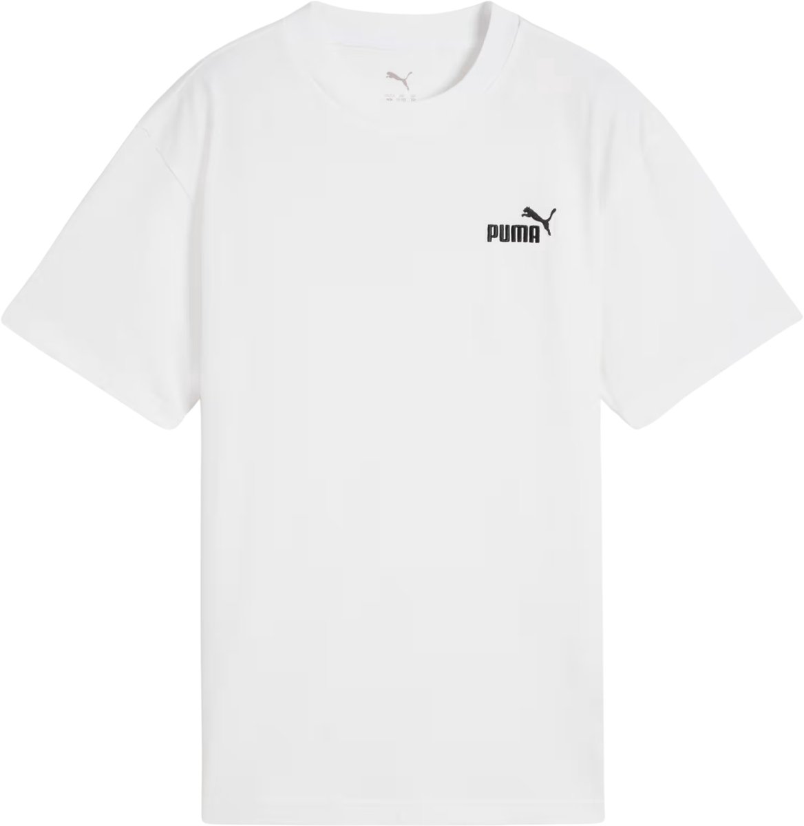 PUMA T-shirt Kinderen ESS Small No.1 Logo Relaxed Tee Wit