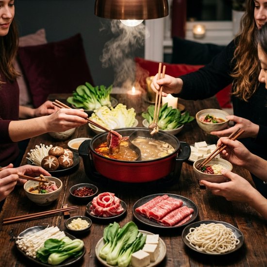 Hotpot Box Compleet voor 2 Personen - Inclusief Hotpot, Servies, Bouillon & Accessoires - Complete Hotpot Set — afbeelding 3