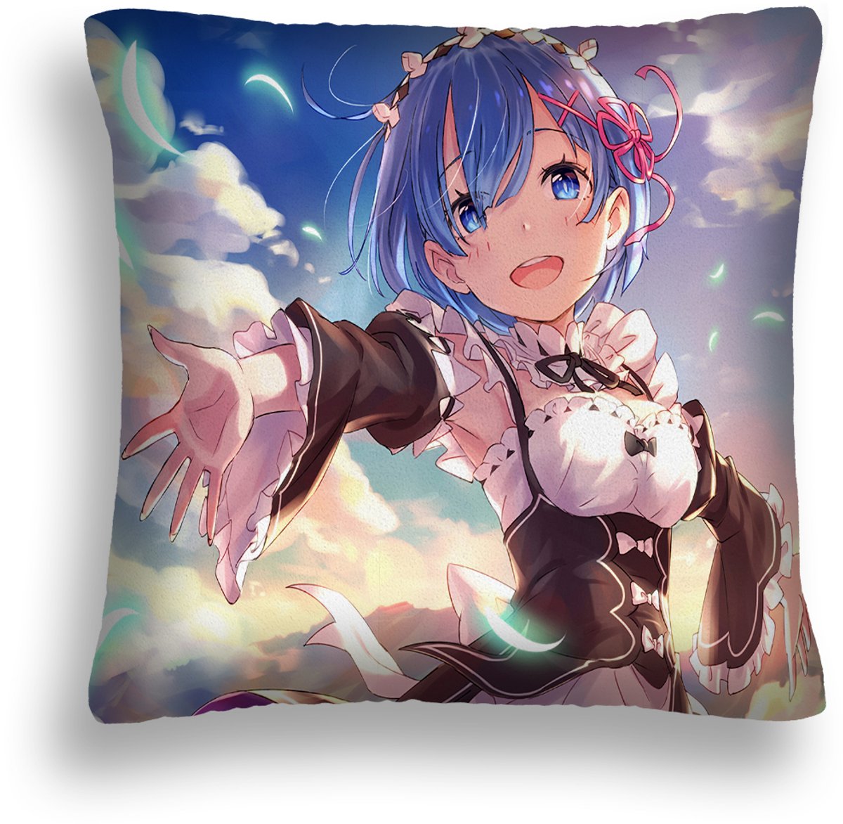 Decoratieve Anime Kussenhoes 40x40cm met Vulling