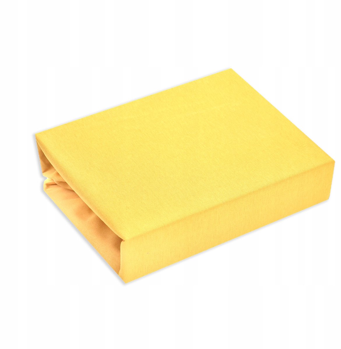 Jersey Hoeslaken Geel 80x160 cm met Elastiek