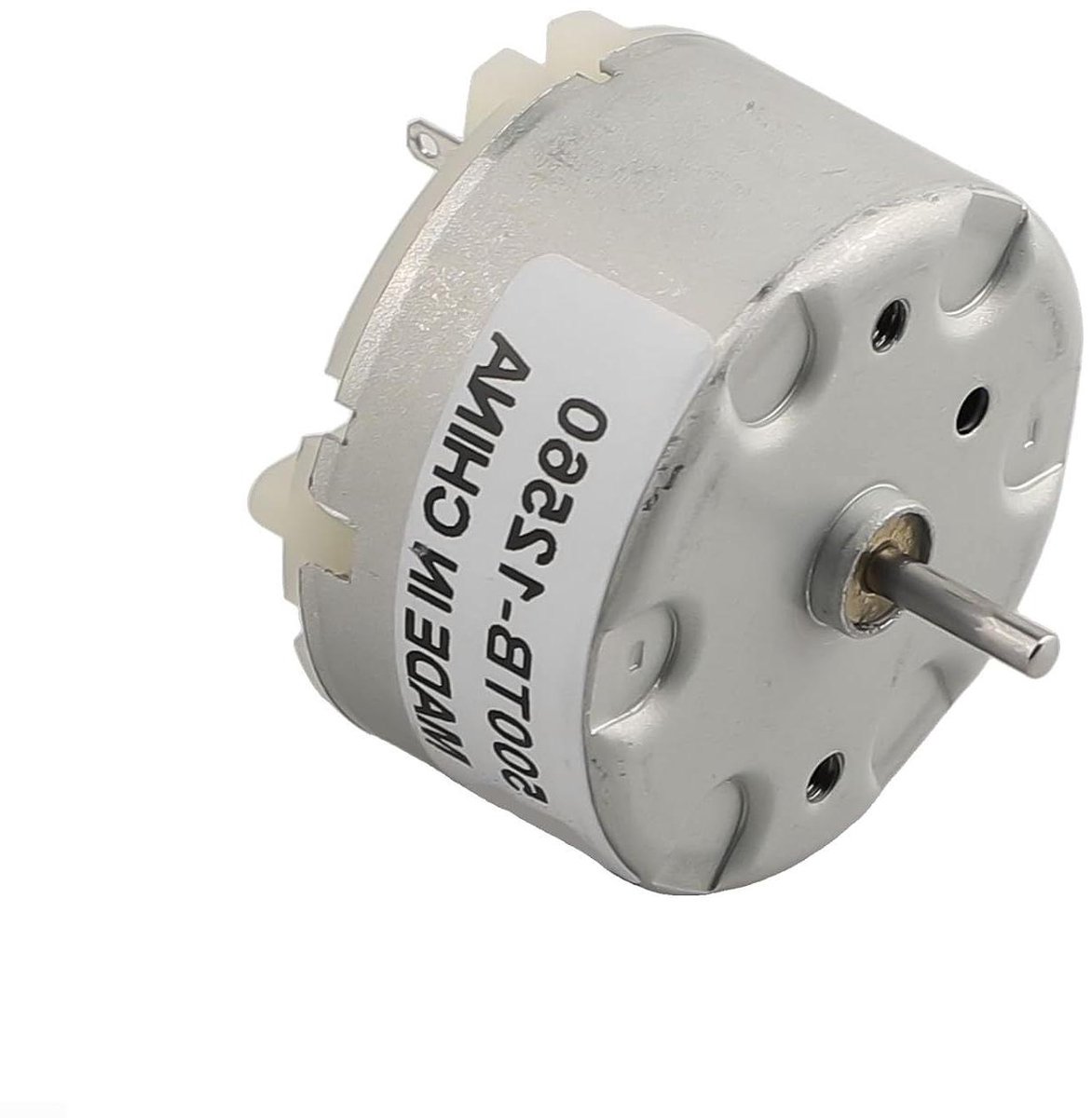 DC Motor - Kleine Motor - Hobby Projecten - Stille Werking - 3.5 cm - Zilver