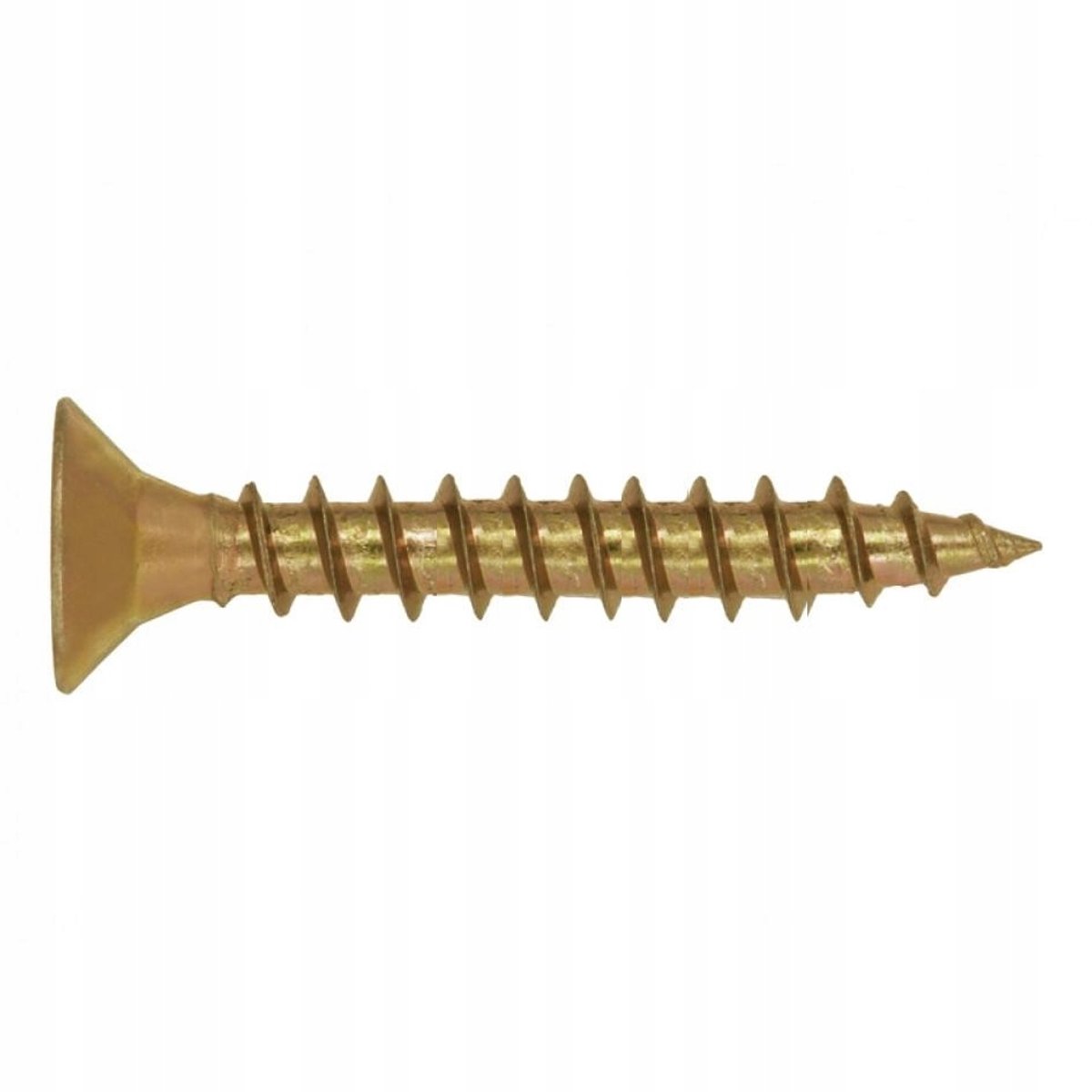 Gehard Houtschroef 2,5x20mm 2000st - Kegelvormige Kop, Geel Verzinkt