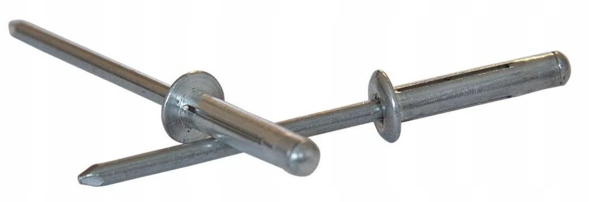 Trebol blindklinknagels 4,8x20,5 mm platkop Al/Al, 250 stuks
