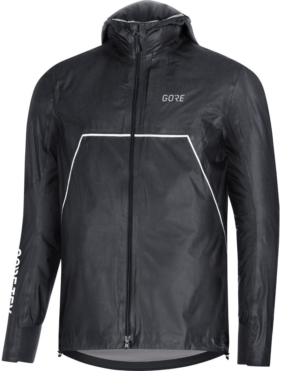 GORE R7 GORE-TEX SHAKEDRY TRAIL Jas met capuchon Zwart