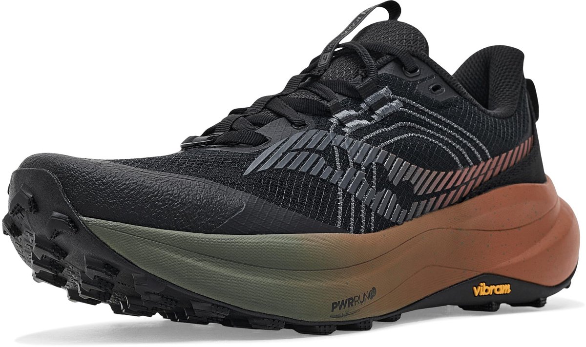 Saucony Xodus Ultra 4 - Hardloopschoenen - Black/Rust - Maat 44.5