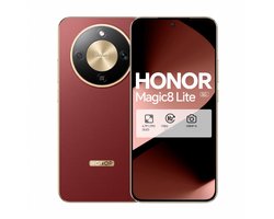 HONOR Magic8 Lite 6.79" Smartphone – 8GB 512GB – 6.79" AMOLED – 108MP Camera – 7500mAh – 5G - Roodbruin