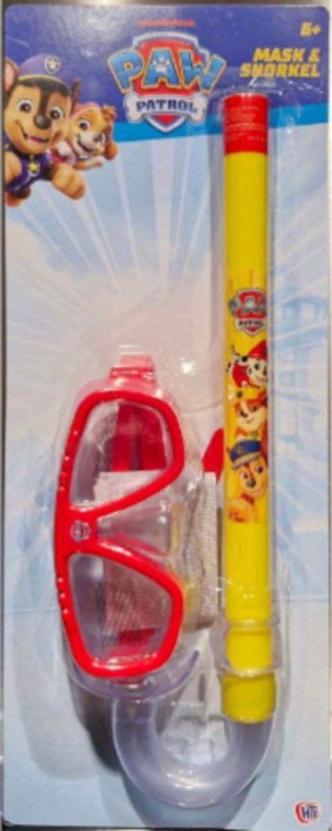 Paw Patrol snorkelset voor kinderen - inclusief duikbril en snorkel - vrolijk Disney Paw Patrol design - ideaal voor zwembad vakantie en strand - comfortabel en verstelbaar - perfect voor snorkelen en waterpret - geschikt voor kinderen vanaf 3 jaar