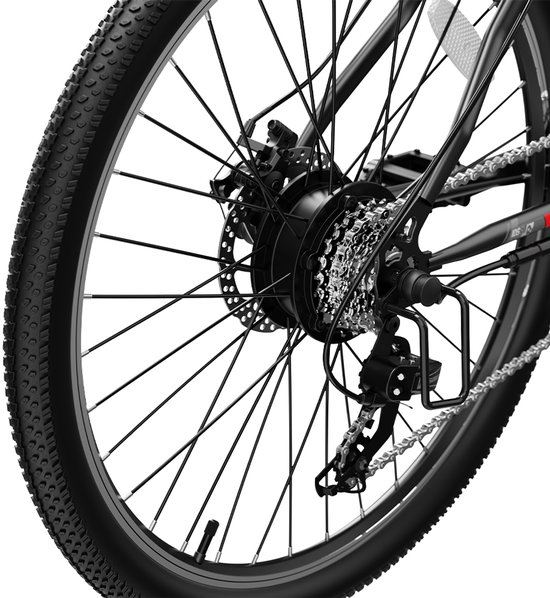 HEADEER BK1350 E-bike - 26 inch - 56km actieradius - 350W motor - 48V 13.5Ah accu - Topsnelheid 25 km/u - Zwart — afbeelding 4