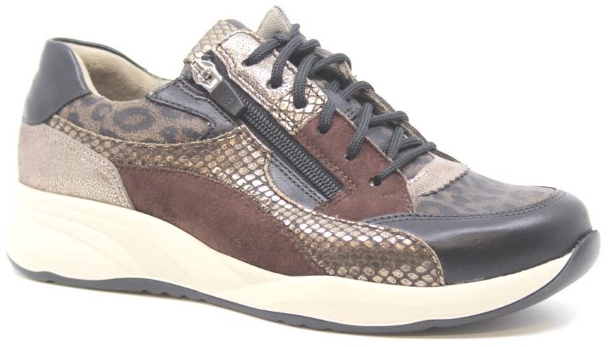 Durea 6318 Sneaker Zwart/Taupe H