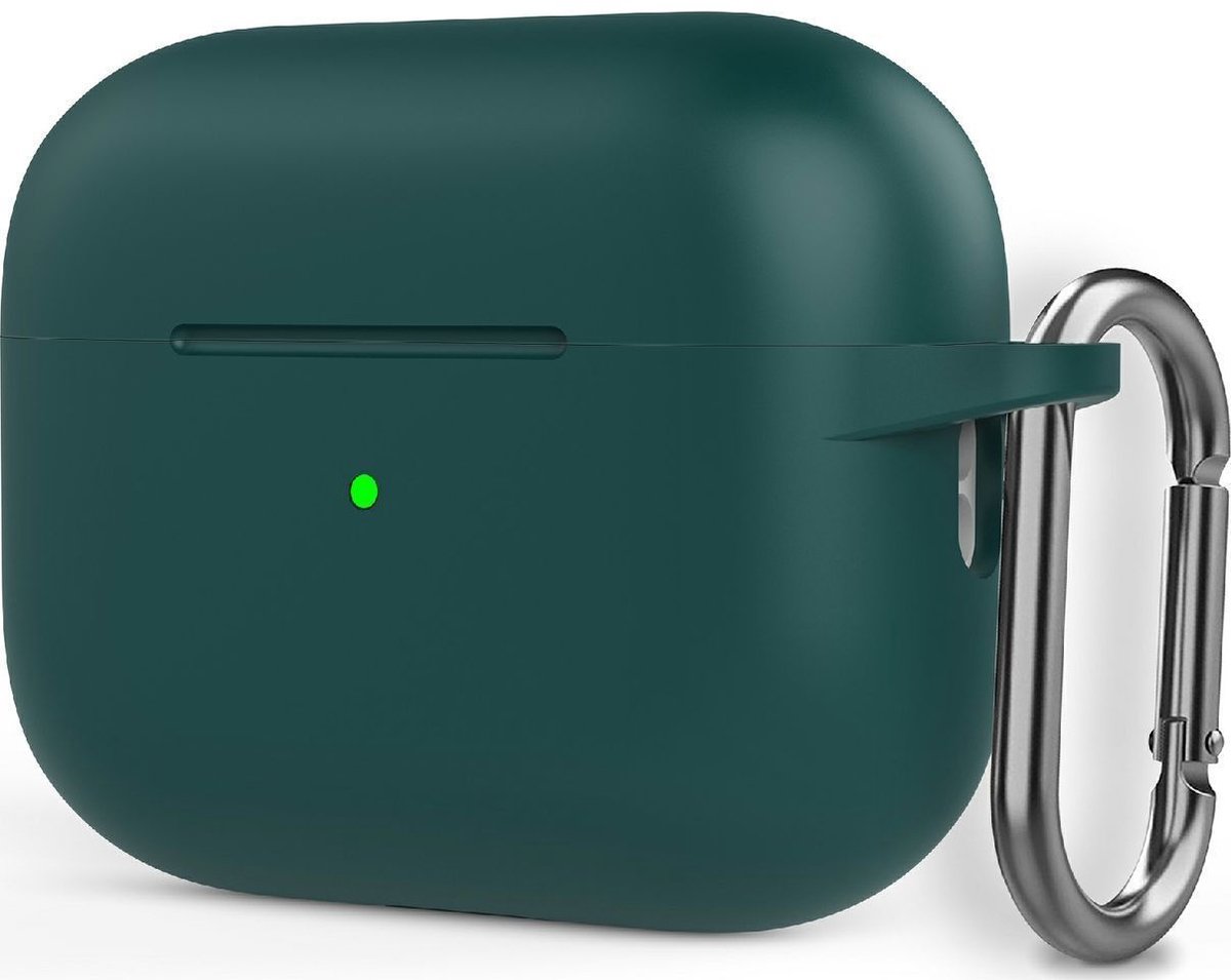 Mobigear Hoesje geschikt voor Apple AirPods Pro 2 Hoesje Flexibel Siliconen | Mobigear Classic - Groen
