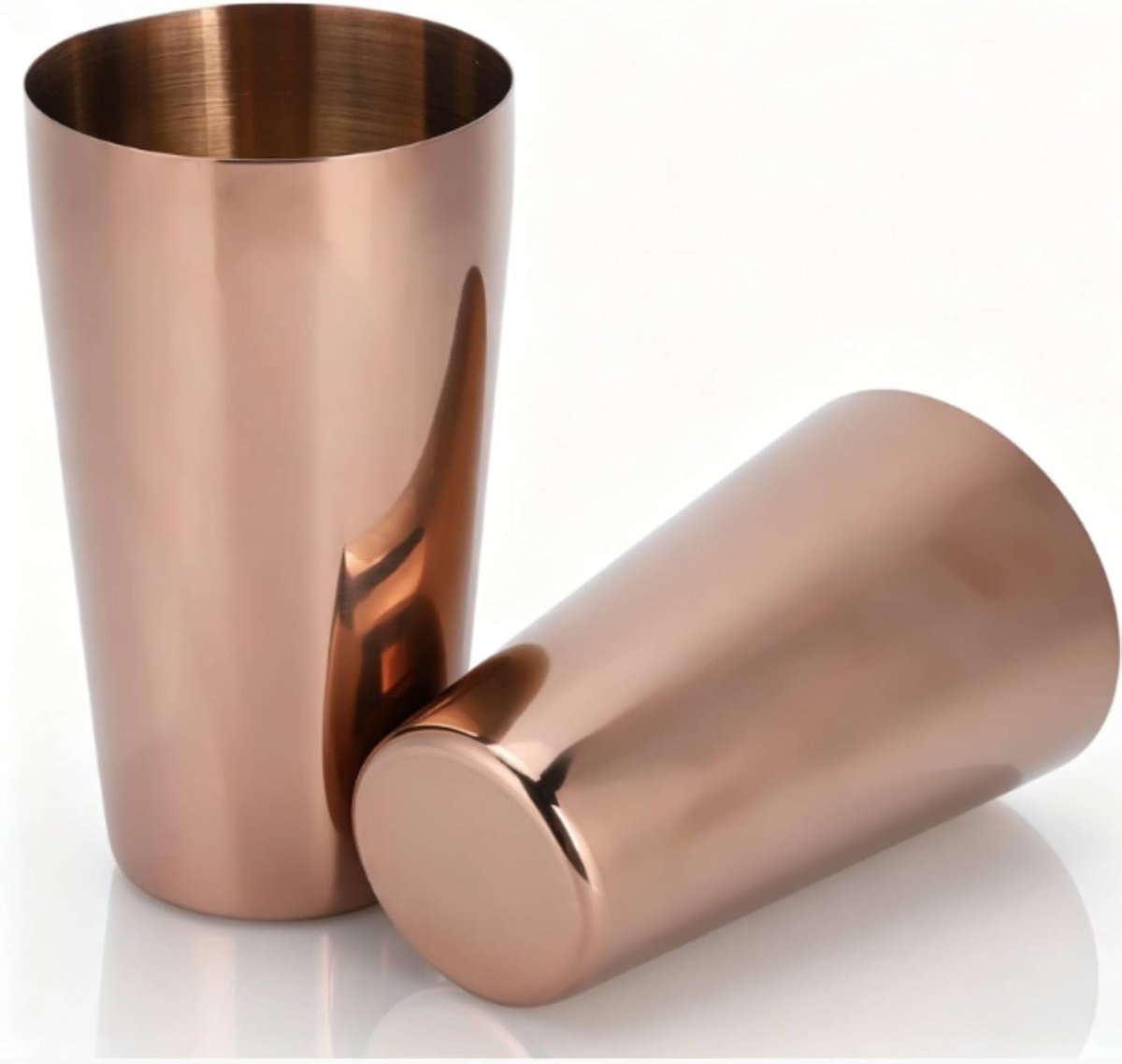 Cocktailshaker - Rose goud - 17 oz/26 oz - RVS Boston Shaker - Voor Bartending en Thuisgebruik