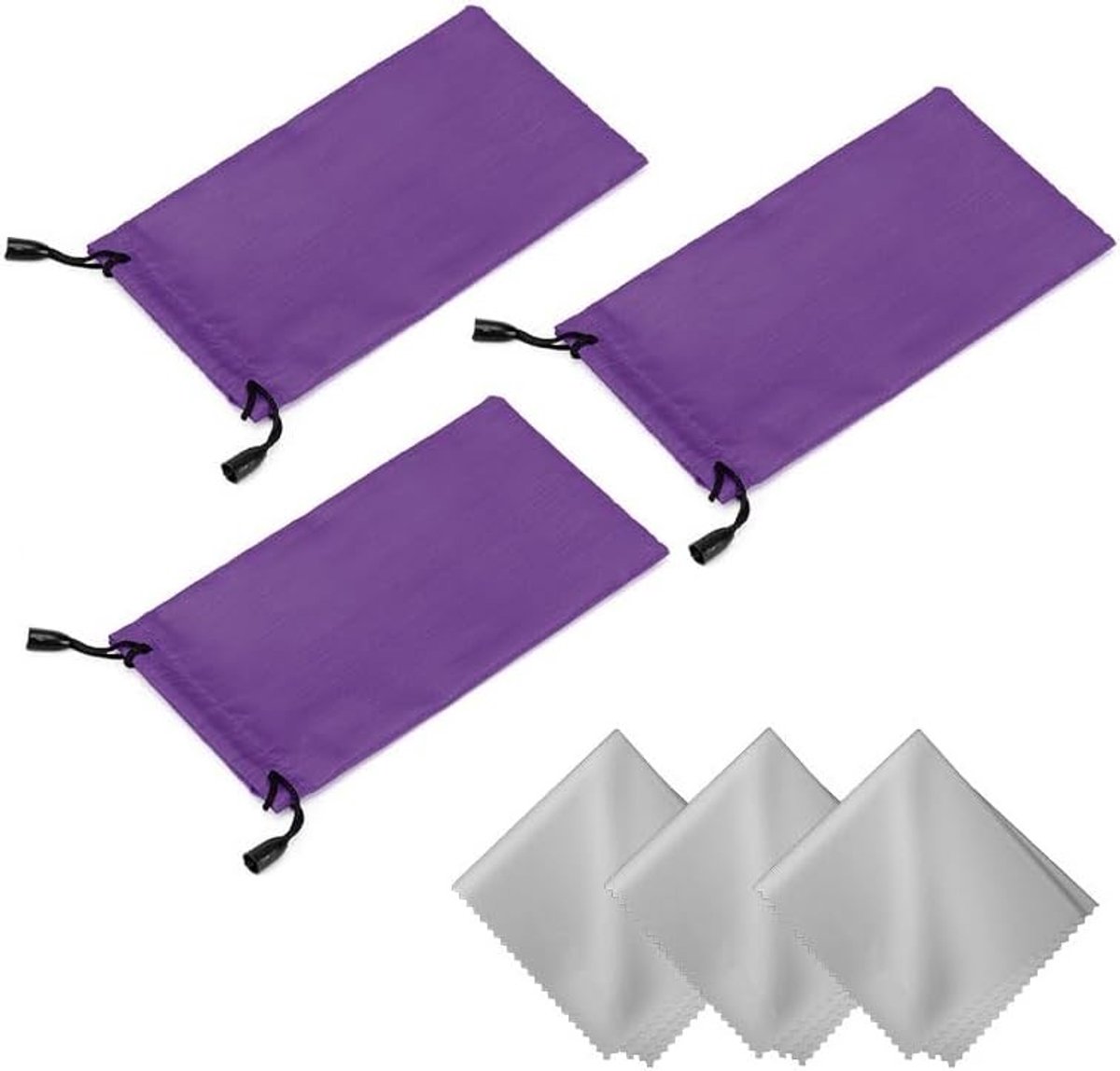 Glazen Squeeze Top Tas voor Veilig en Handig Opslaan van Je Zonnebril en Brilaccessoires