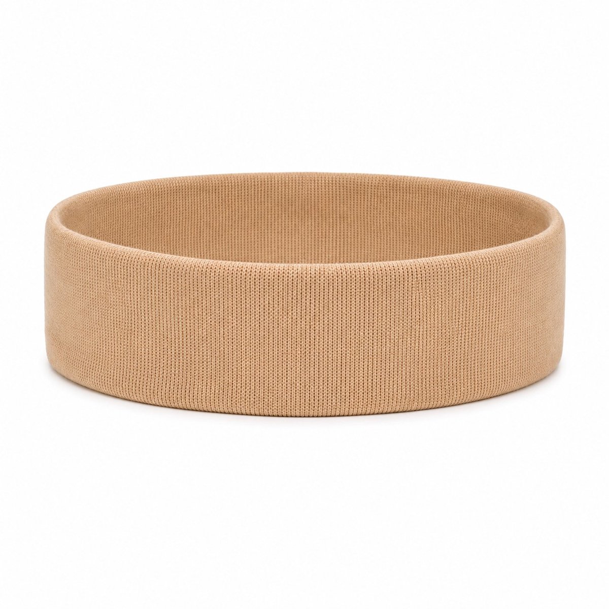 Haarsoires Haarband Stof 5cm - Basic - Beige - Comfortabel & Elastisch – Voor Sport of Dagelijks Gebruik