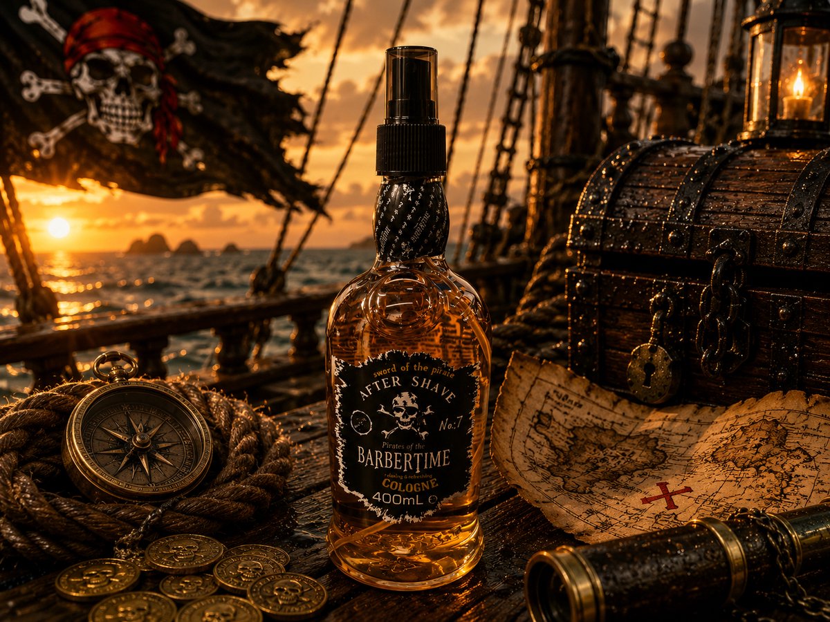 Pirates of The Barbertime - After Shave No°7 - Cologne - 400 ml