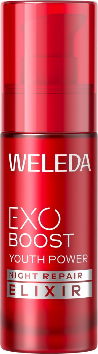 Weleda Exo Boost Youth Power Night Repair Elixir Granaatappel Astaxanthine